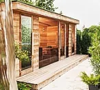 Luxusný sauna domek - stavba sauny Luxusný sauna domek - stavba sauny