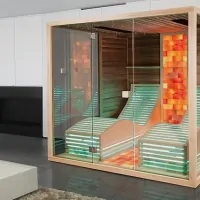 Sauna a himalajská solná léčba v jednom Sauna a himalajská solná léčba v jednom