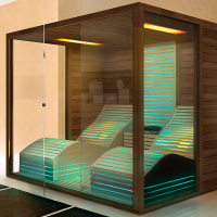 Easy Relax kombinovaná sauna s ergonomickými lehatkami