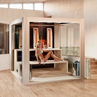 Biosauna Cube Luxury - finská sauna a infrasauna