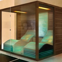 Easy Relax kombi sauna - kombinovaná sauna se špeciálnymi ergonomickými lavicami